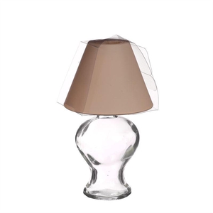 lamp Amber  tealight D.9 h.16cm.br.