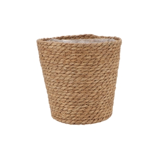 Seagrass Straw Basket Pot Brown 24x24cm