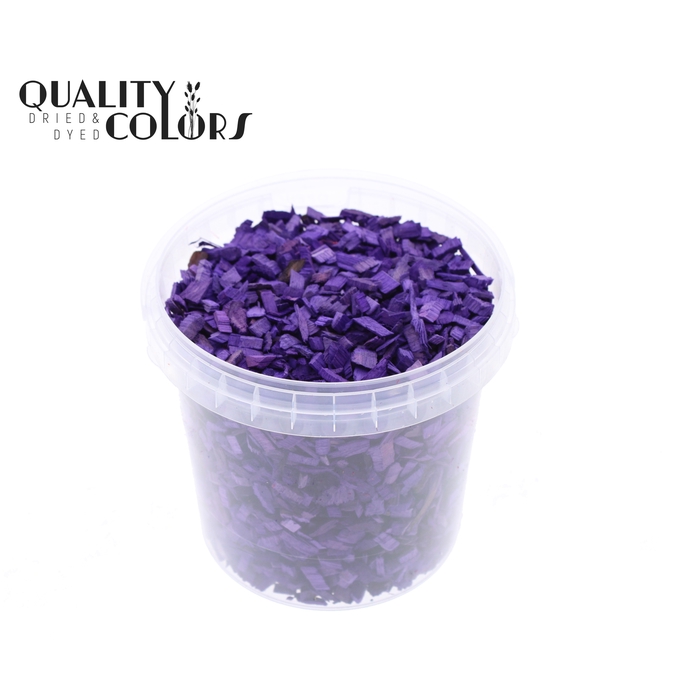<h4>Wood chips 1 ltr bucket Purple</h4>