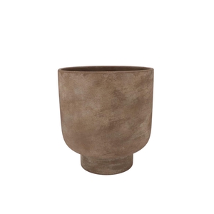 Florence Antique Bronze Pot Round 15x15x17cm