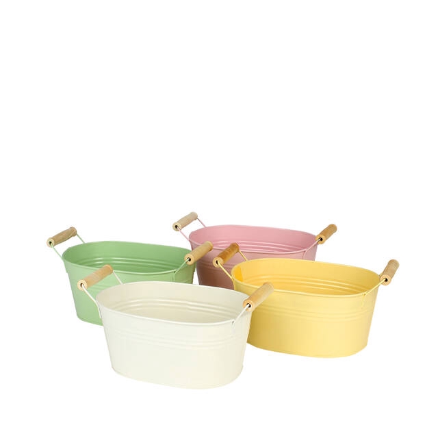 <h4>Bowl Nice Soft zinc L20xW12.5xH9cm 4 ass</h4>