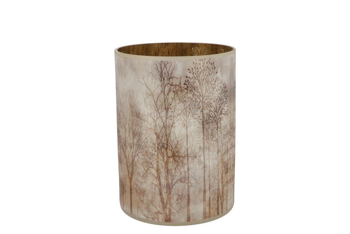 <h4>Ruby Brown T-light Forest 10x13cm</h4>