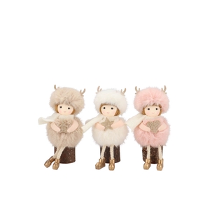 Loulou Cozy Sand Sitting Girl Ass 6x6x13cm