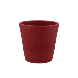 Vinci Red Velvet Container Pot 18x16cm