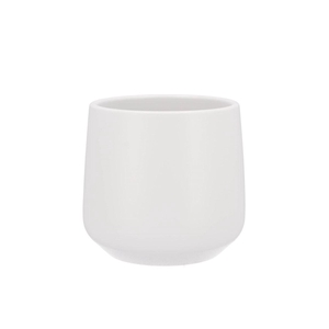 Ceramic White Matt Pot Orchid Berlin 14cm