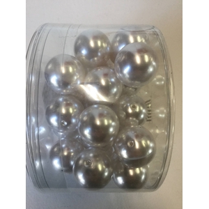 PARELS WIT 25MM 300GR