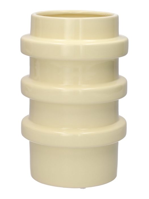 <h4>DF03-667231600 - Vase Fizz d10.5/13.2xh20.1 cream</h4>