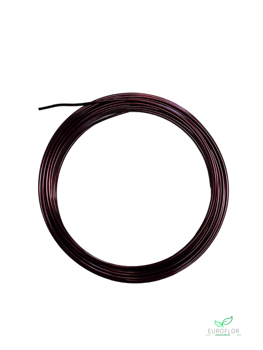 ALUMINIUM WIRE 2MM BORDEAUX 100GR 1
