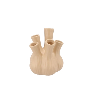 Aglio Mat Sand Vase 13x16cm