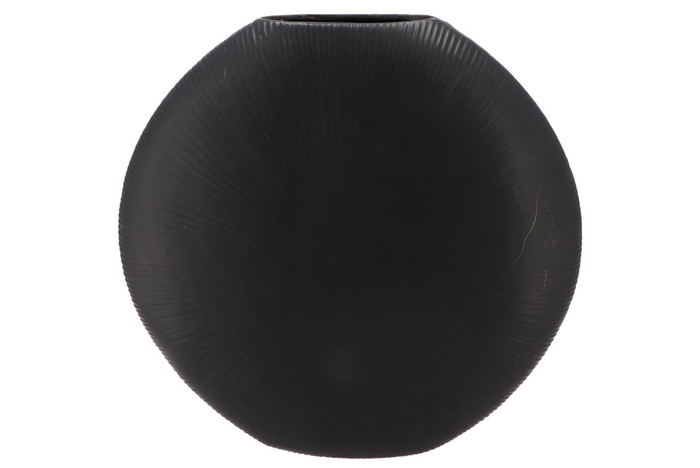 <h4>Jada Black Oval Vase 40x11cm Nm</h4>