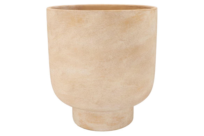 Florence Antique Gold Pot Round 34x34x38cm Nm