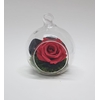Glasbal 8cm fuchsia