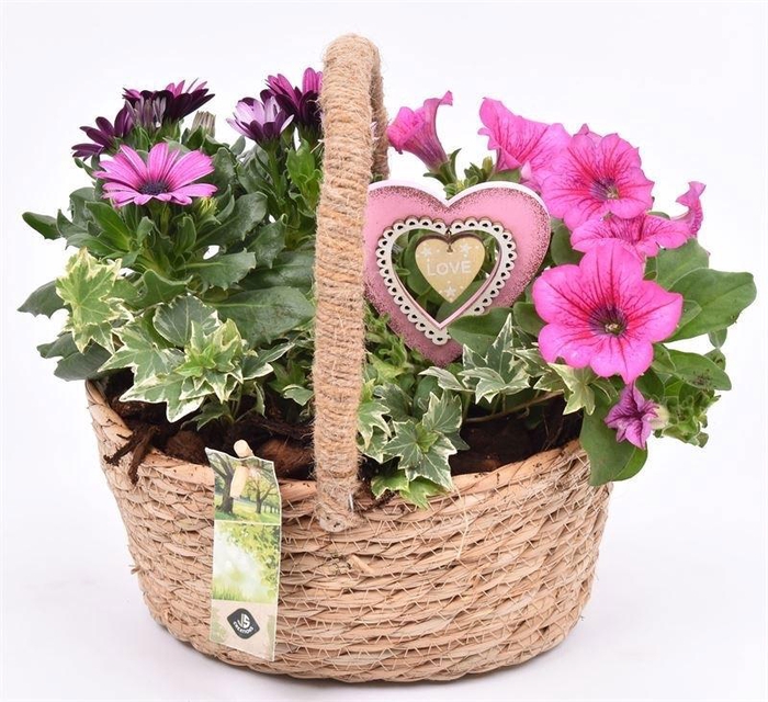 Jute hengselmand 18x14cm