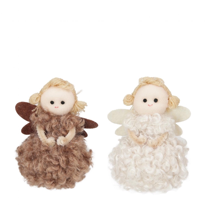 <h4>Kerst Deco engel 7.5*9cm ass.</h4>