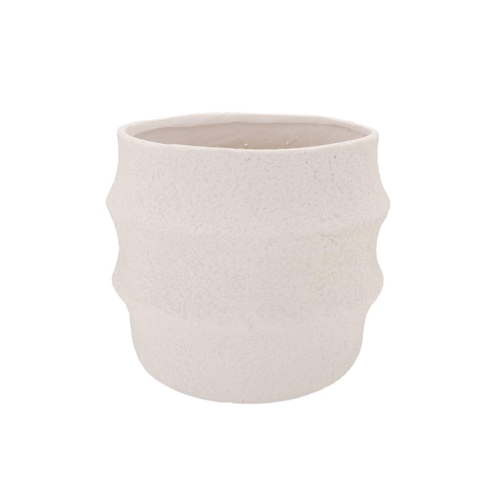 <h4>Cascais White Pot 35x35x31cm</h4>