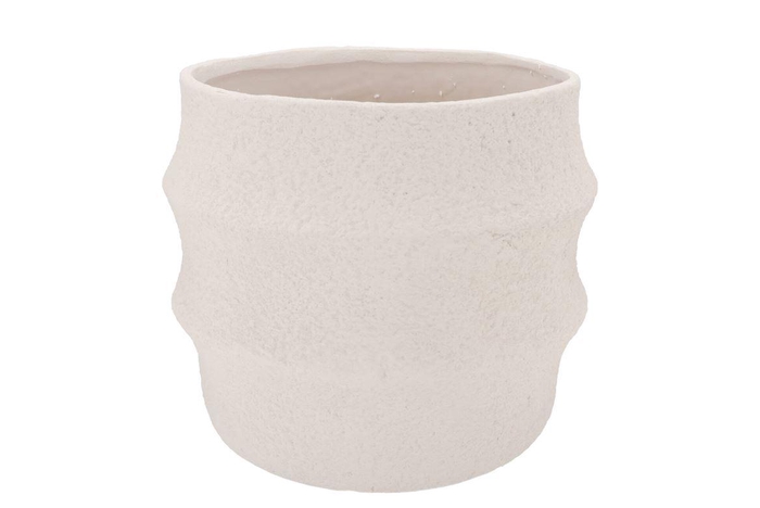 Cascais White Pot 35x35x31cm