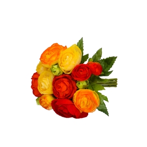 Kunstbloemen Ranunculus boeket 20cm