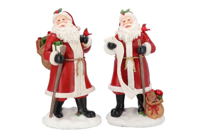 <h4>Lesly X-mas Red Santa Ass 17x17x35cm</h4>