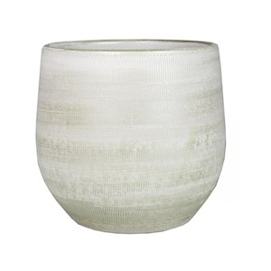 Pot Abby d16 h14cm gris clair