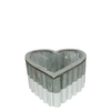 Love Wood heart tray d25*13cm