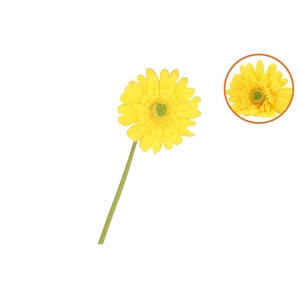 Silk Gerbera Yellow 72cm