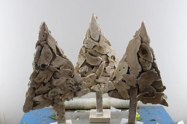 <h4>Deco Kerstboom Hout 60 Cm</h4>