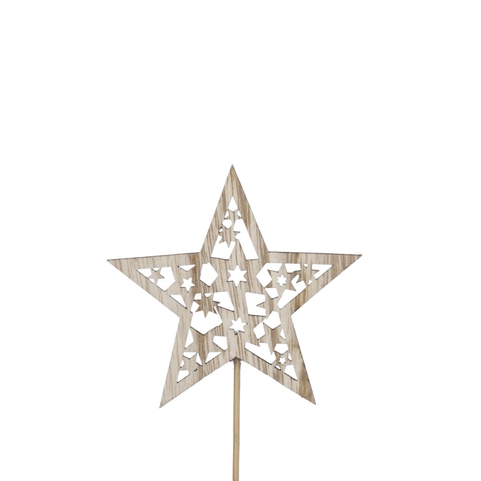 Christmas sticks 20cm Star 9.5cm