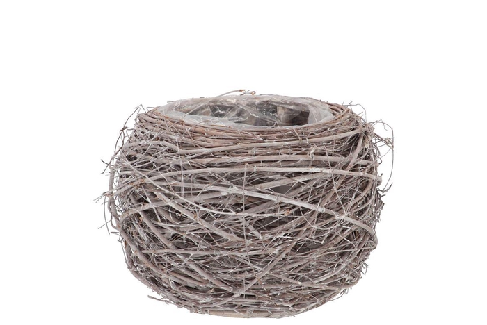 Nature Planter Elm Branch White 14x10cm