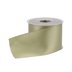 Ribbon Grave Double Satin 70 Moss Green 70mmx25m P/1