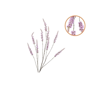 Silk Campanula Purple 9 Single Stem 146cm