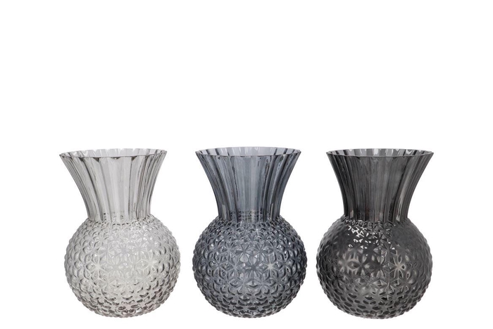 <h4>Senna Dutch Grey Mix Vase Ass 16x22cm</h4>