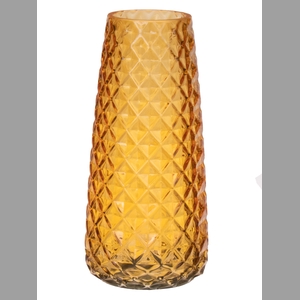 DF02-700612600 - Vase Gemma diamond d6.5/10xh21 orange