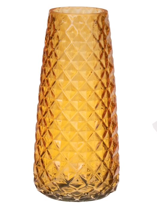 <h4>DF02-700612600 - Vase Gemma diamond d6.5/10xh21 orange</h4>