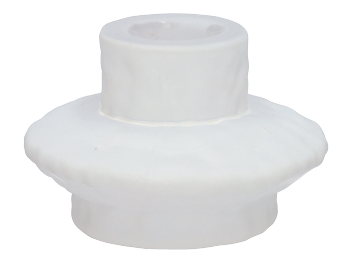<h4>DF02-667100100 - Candle hldr Luxis d4/8xh5.5 white matt</h4>