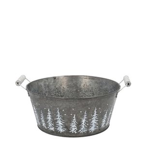 Zink Pohon bak d25*13.5cm