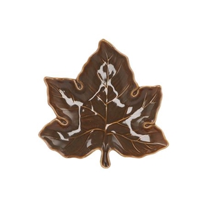 Leaf Maple Plate Olive 24x24x4cm