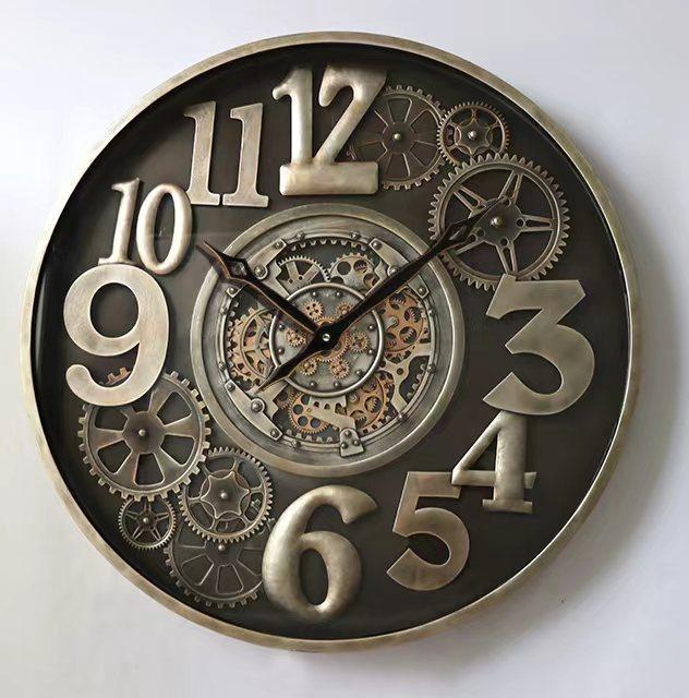<h4>Clock Gear Ø100cm Grey 51942</h4>