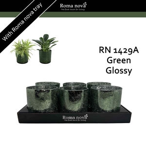 Dec Keramiek Rom 1429A Green Glossy (Ø12cm)