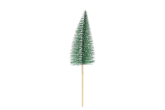 <h4>Pick Shine Christmas Tree Snow Majestic Green 20cm Ass P24</h4>