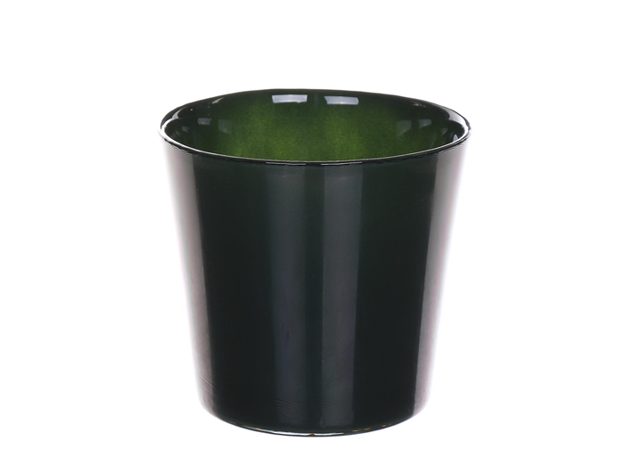 <h4>DF02-883543600 - Pot Nashville d13.3xh12.5 moss green</h4>