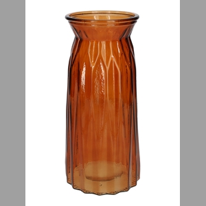 DF02-664126000 - Vase Ruby2 d10/11xh24 brown/terra transparent