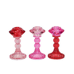 Kiss Pink Candle H Ass 8x15cm