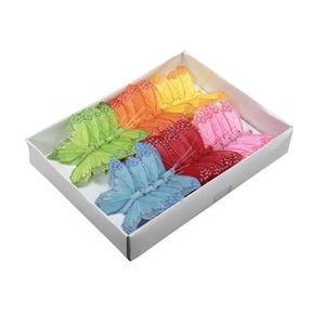 Vlinder/draad 08cm x24