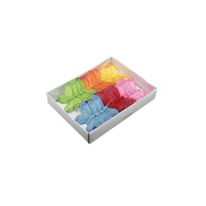 <h4>Voorjaar Vlinder/draad 08cm x24</h4>