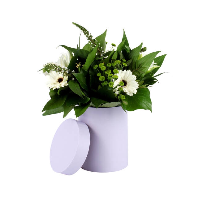 <h4>Hat box Pastel carton 13xH17cm purple</h4>