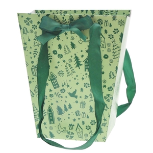 Christmas bag Christmas 17/13*11/11*20c GREEN