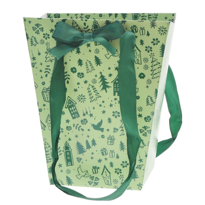 <h4>Christmas bag Christmas 17/13*11/11*20c GREEN</h4>