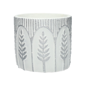 DF03-751500767 - Pot Spark d17.5xh16 white/silver