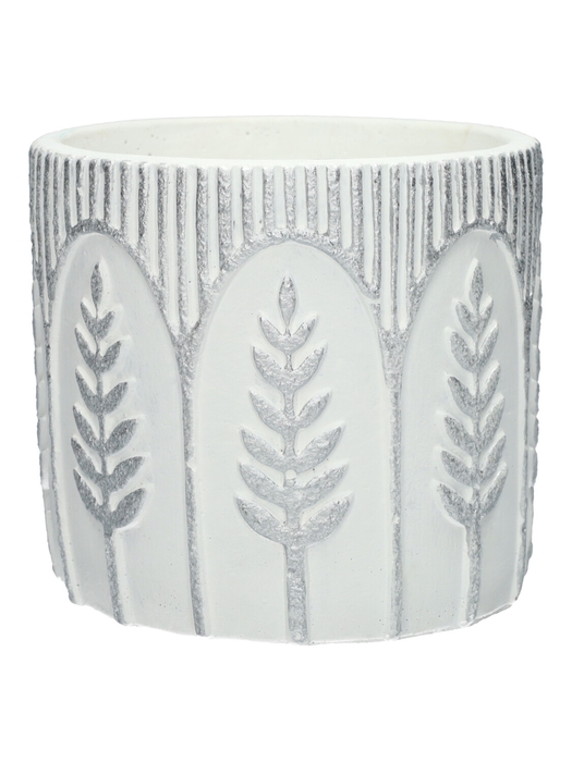 <h4>DF03-751500767 - Pot Spark d17.5xh16 white/silver</h4>