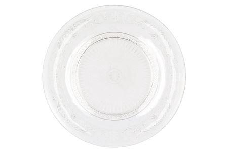 <h4>Dayah Transparent Glass Plate 32,5x2,5cm</h4>